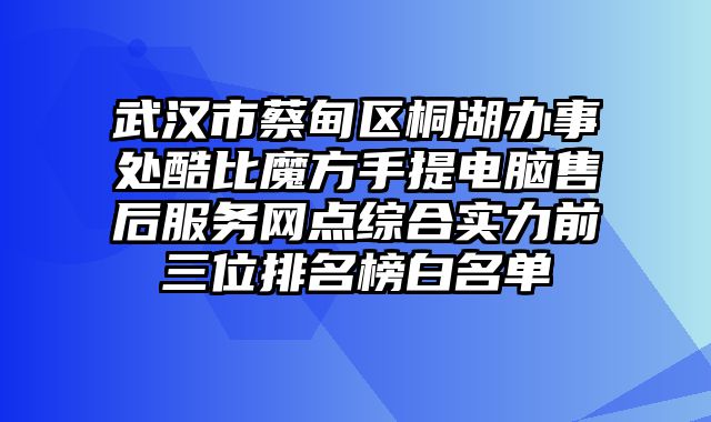 武漢市蔡甸區(qū)桐湖辦事處酷比魔方手提電腦售后服務(wù)網(wǎng)點(diǎn)綜合實(shí)力前三位排名榜白名單