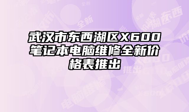 武漢市東西湖區X600筆記本電腦維修全新價格表推出