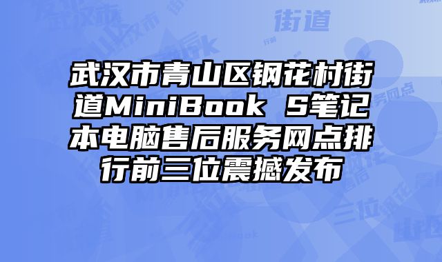 武漢市青山區鋼花村街道MiniBook S筆記本電腦售后服務網點排行前三位震撼發布