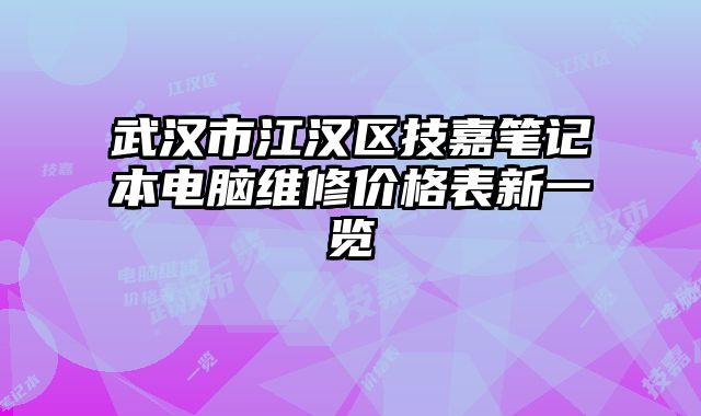 武漢市江漢區(qū)技嘉筆記本電腦維修價(jià)格表新一覽