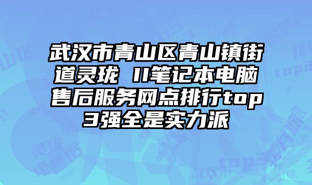 武漢市青山區青山鎮街道靈瓏 II筆記本電腦售后服務網點排行top3強全是實力派