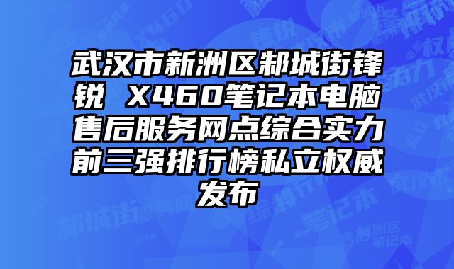 武漢市新洲區邾城街鋒銳 X460筆記本電腦售后服務網點綜合實力前三強排行榜私立權威發布