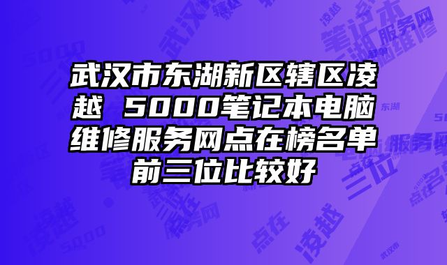 武漢市東湖新區轄區凌越 5000筆記本電腦維修服務網點在榜名單前三位比較好