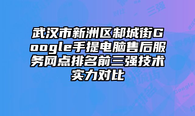 武漢市新洲區(qū)邾城街Google手提電腦售后服務(wù)網(wǎng)點(diǎn)排名前三強(qiáng)技術(shù)實(shí)力對(duì)比