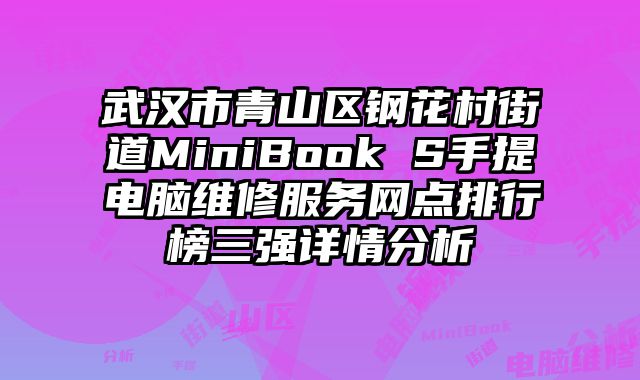 武漢市青山區鋼花村街道MiniBook S手提電腦維修服務網點排行榜三強詳情分析