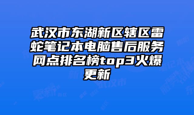 武漢市東湖新區轄區雷蛇筆記本電腦售后服務網點排名榜top3火爆更新