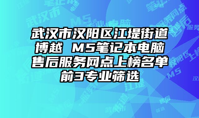 武漢市漢陽區江堤街道博越 M5筆記本電腦售后服務網點上榜名單前3專業篩選
