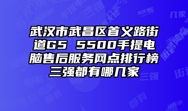 武漢市武昌區首義路街道G5 5500手提電腦售后服務網點排行榜三強都有哪幾家