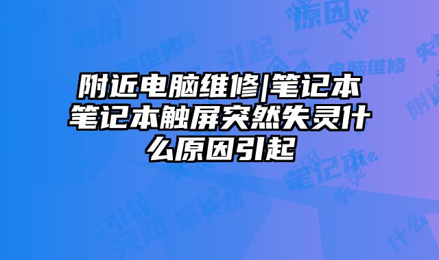 附近電腦維修|筆記本筆記本觸屏突然失靈什么原因引起