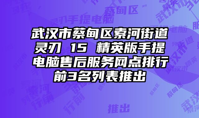 武漢市蔡甸區索河街道靈刃 15 精英版手提電腦售后服務網點排行前3名列表推出