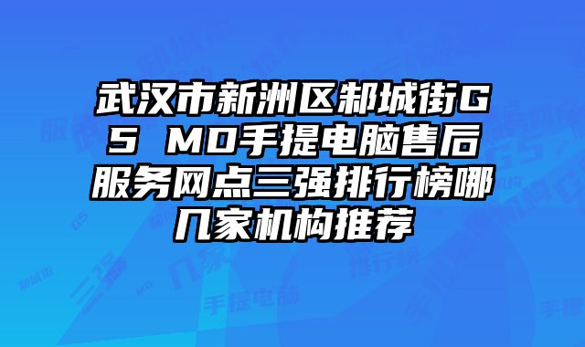 武漢市新洲區邾城街G5 MD手提電腦售后服務網點三強排行榜哪幾家機構推薦