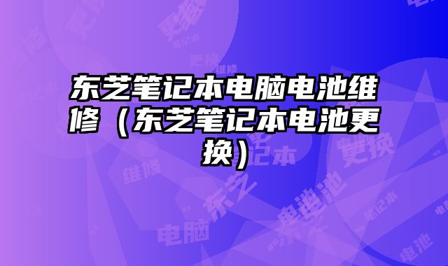 東芝筆記本電腦電池維修（東芝筆記本電池更換）