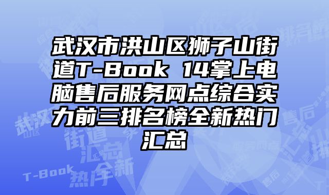 武漢市洪山區獅子山街道T-Book 14掌上電腦售后服務網點綜合實力前三排名榜全新熱門匯總