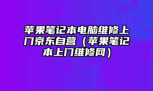 蘋果筆記本電腦維修上門京東自營(yíng)（蘋果筆記本上門維修網(wǎng)）