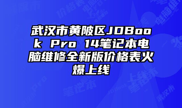 武漢市黃陂區JDBook Pro 14筆記本電腦維修全新版價格表火爆上線