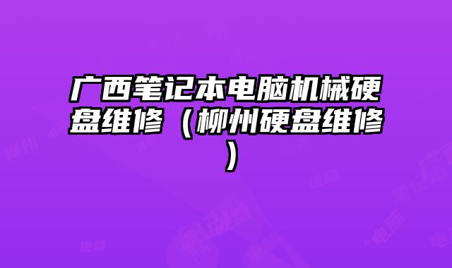 廣西筆記本電腦機(jī)械硬盤維修（柳州硬盤維修）