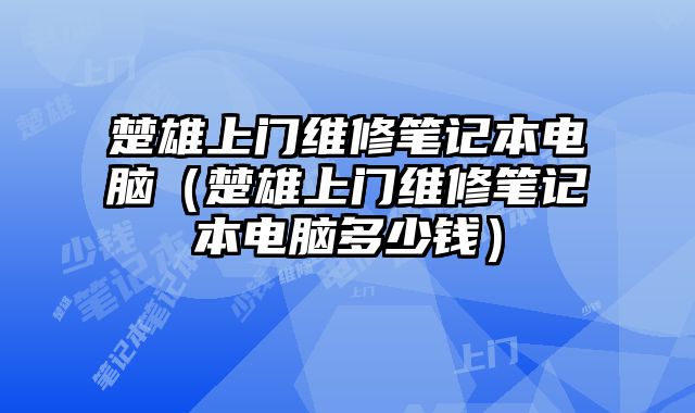 楚雄上門維修筆記本電腦（楚雄上門維修筆記本電腦多少錢）