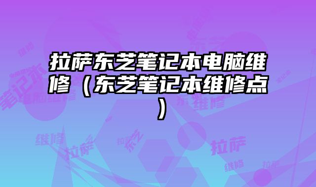 拉薩東芝筆記本電腦維修（東芝筆記本維修點(diǎn)）