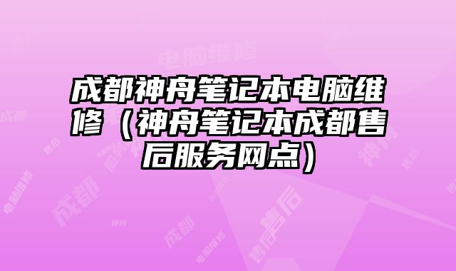 成都神舟筆記本電腦維修（神舟筆記本成都售后服務網點）