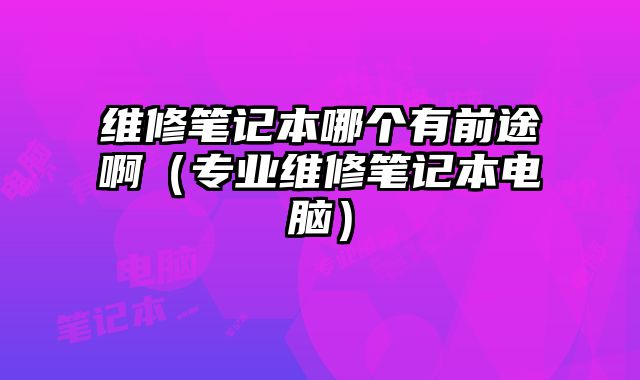 維修筆記本哪個有前途啊（專業維修筆記本電腦）