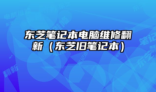 東芝筆記本電腦維修翻新（東芝舊筆記本）