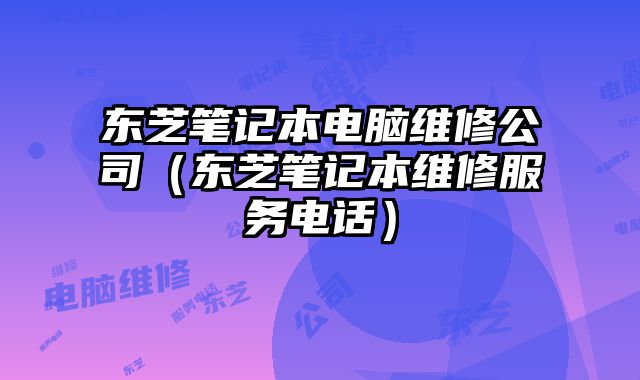 東芝筆記本電腦維修公司（東芝筆記本維修服務電話）