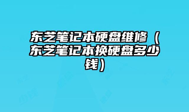 東芝筆記本硬盤維修（東芝筆記本換硬盤多少錢）