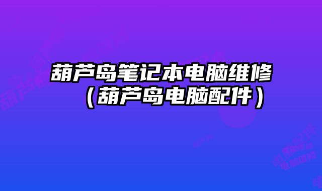 葫蘆島筆記本電腦維修（葫蘆島電腦配件）
