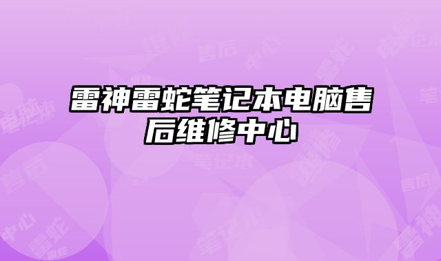 雷神雷蛇筆記本電腦售后維修中心