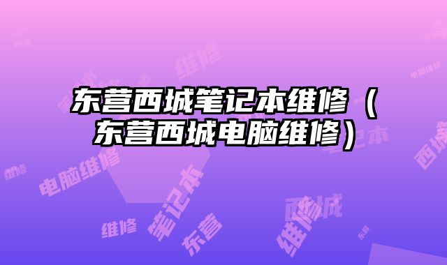 東營西城筆記本維修（東營西城電腦維修）