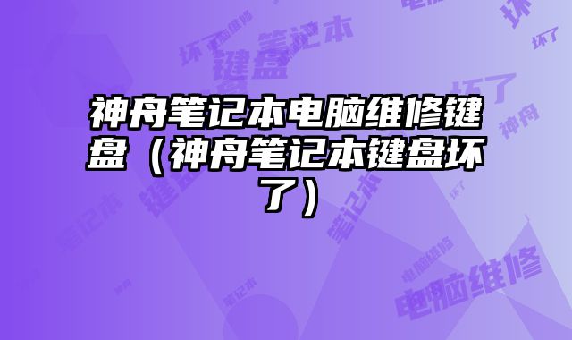 神舟筆記本電腦維修鍵盤（神舟筆記本鍵盤壞了）