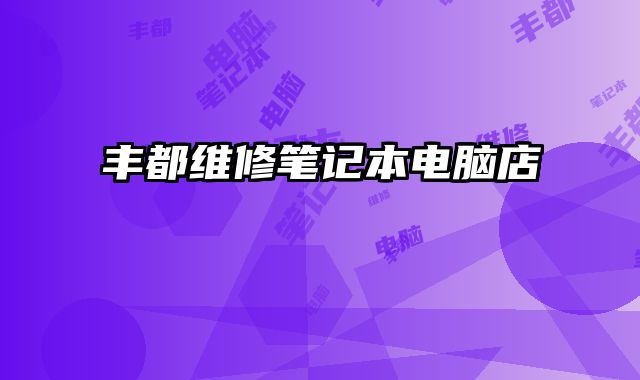 豐都維修筆記本電腦店
