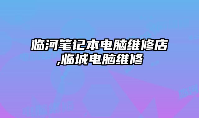 臨河筆記本電腦維修店,臨城電腦維修