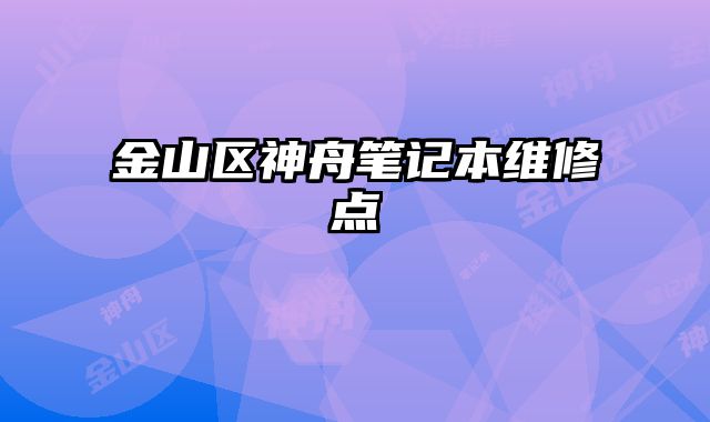 金山區神舟筆記本維修點