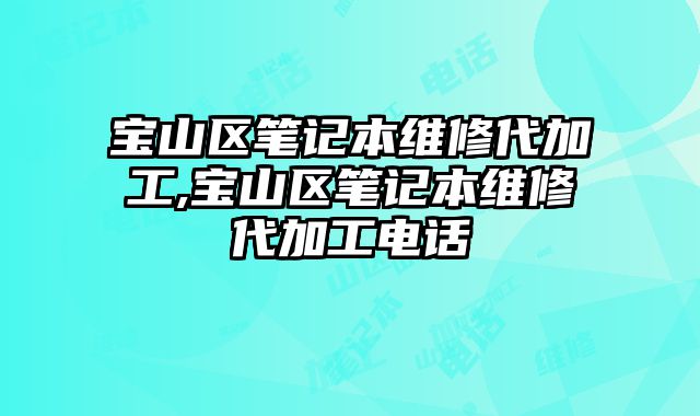 寶山區筆記本維修代加工,寶山區筆記本維修代加工電話