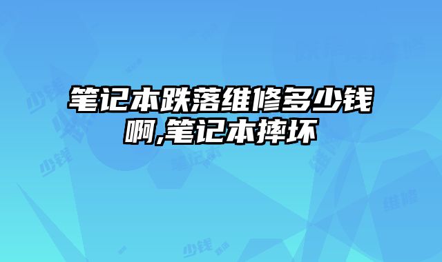 筆記本跌落維修多少錢啊,筆記本摔壞