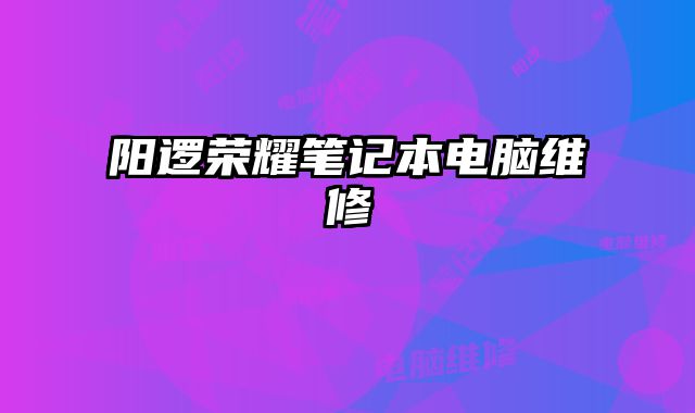 陽邏榮耀筆記本電腦維修