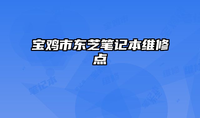 寶雞市東芝筆記本維修點