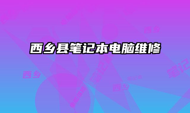 西鄉縣筆記本電腦維修