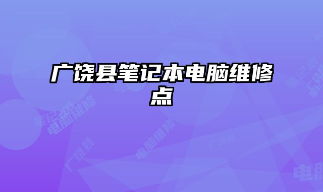 廣饒縣筆記本電腦維修點