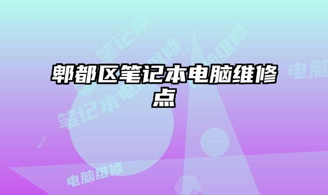 郫都區(qū)筆記本電腦維修點(diǎn)