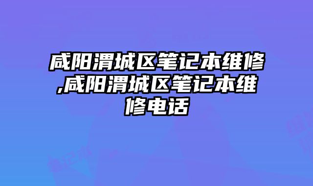 咸陽渭城區筆記本維修,咸陽渭城區筆記本維修電話