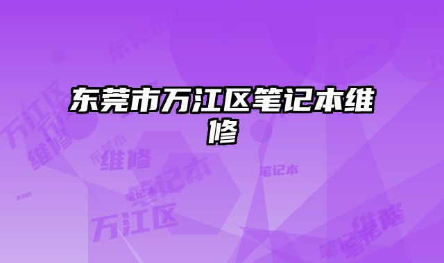 東莞市萬江區筆記本維修
