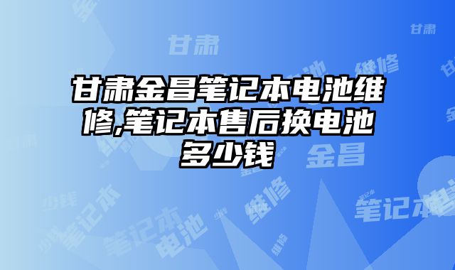 甘肅金昌筆記本電池維修,筆記本售后換電池多少錢