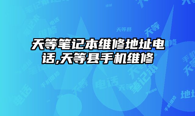 天等筆記本維修地址電話,天等縣手機維修