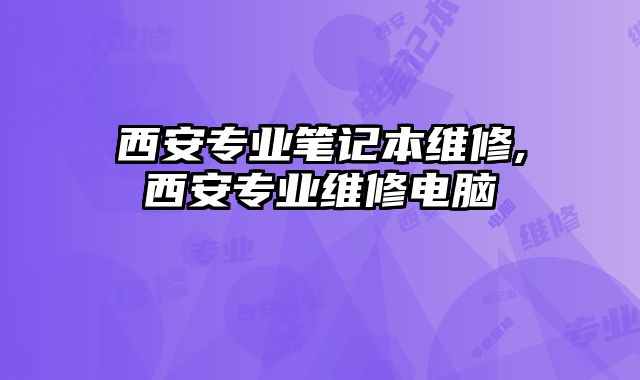 西安專業(yè)筆記本維修,西安專業(yè)維修電腦