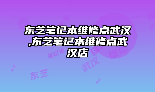 東芝筆記本維修點武漢,東芝筆記本維修點武漢店