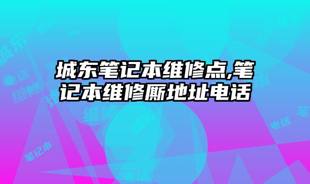 城東筆記本維修點(diǎn),筆記本維修廝地址電話