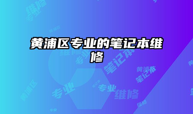 黃浦區專業的筆記本維修
