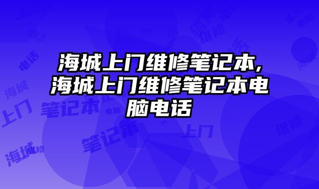 海城上門維修筆記本,海城上門維修筆記本電腦電話